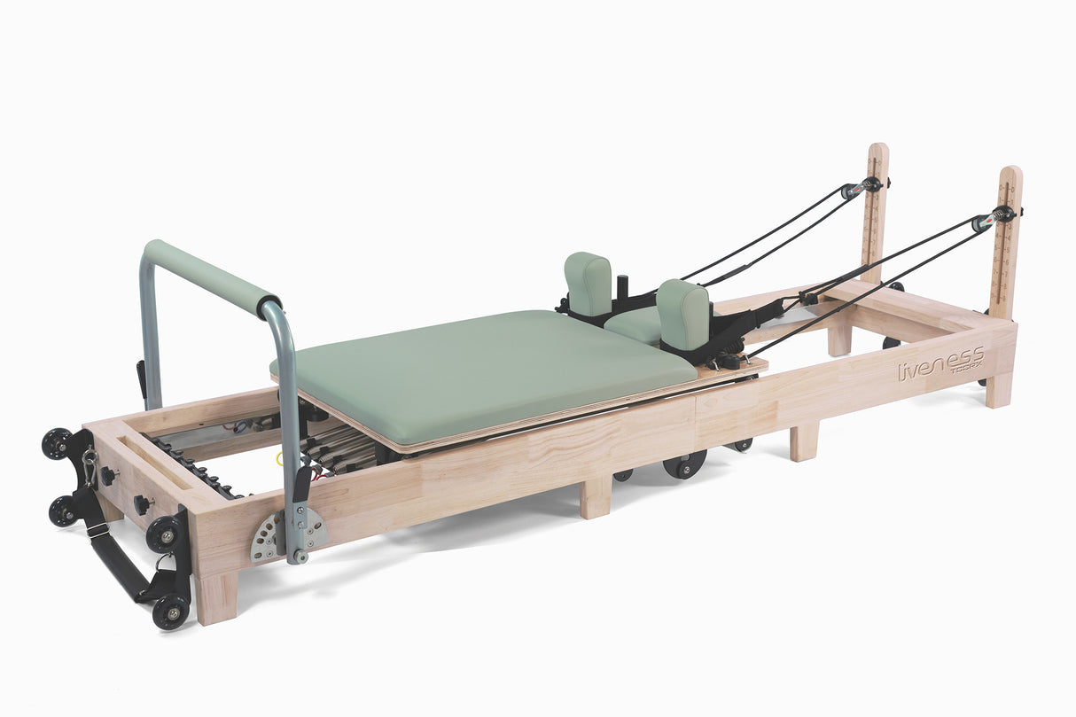 Liveness Reformer in legno di quercia naturale pieghevole Green Tea PTX-3000G