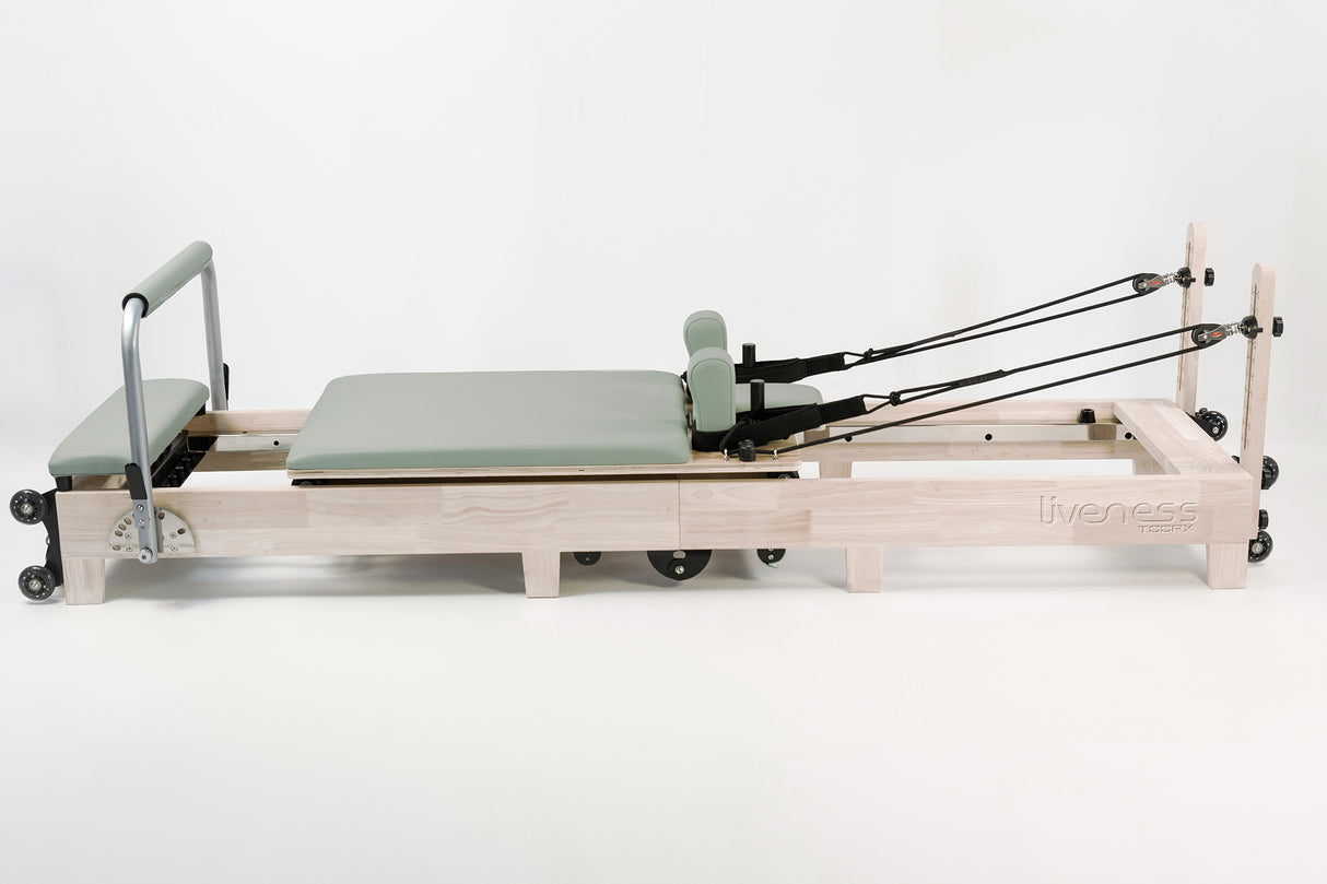 Liveness Reformer in legno di quercia naturale pieghevole Green Tea PTX-3000G