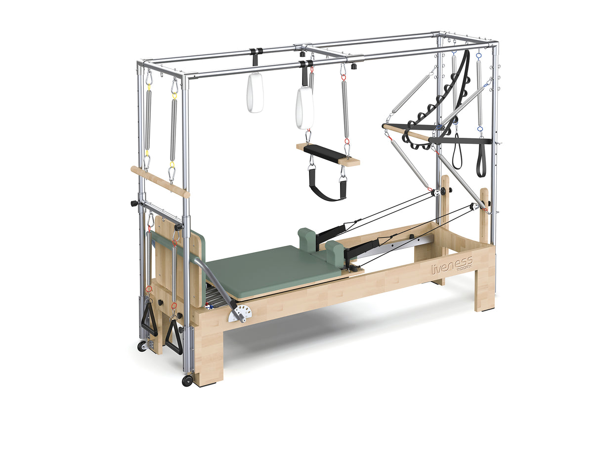 Liveness Cadillac Reformer in legno di quercia naturale colore Green Tea - PTX-6000G