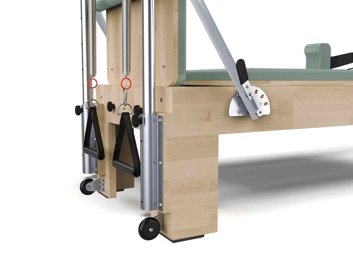 Liveness Cadillac Reformer in legno di quercia naturale colore Green Tea - PTX-6000G