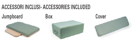 Liveness Reformer in legno di quercia naturale pieghevole Green Tea PTX-3000G