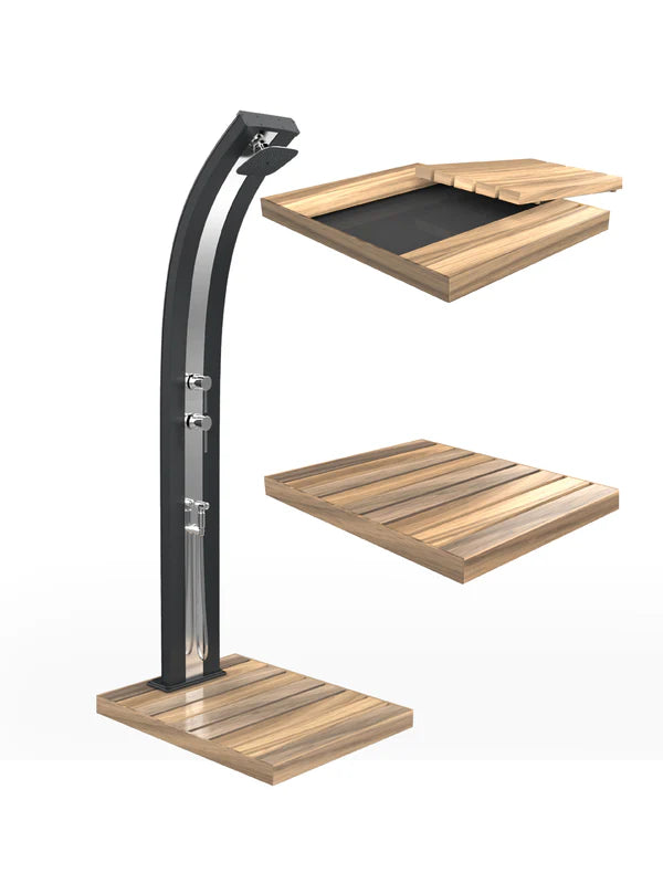 Arkema Piatto doccia TOP in legno Okumè da esterno - D106