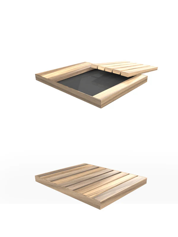 Arkema Piatto doccia TOP in legno Okumè da esterno - D106