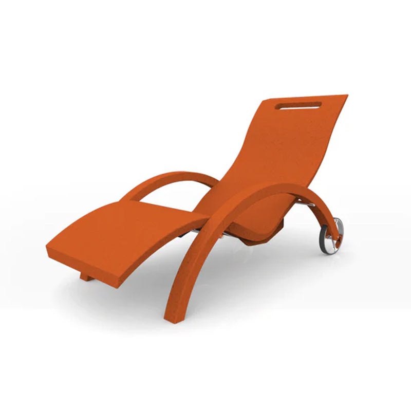 Arkema Lettino prendisole da giardino SERENDIPITY CHAISE in polietilene con ruote - S110