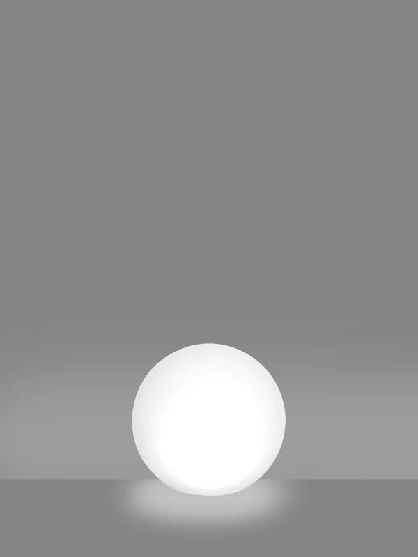 Arkema Design Sfera luminosa da giardino Arkema in resina LLDPE con pannello fotovoltaico 30 cm - SF300