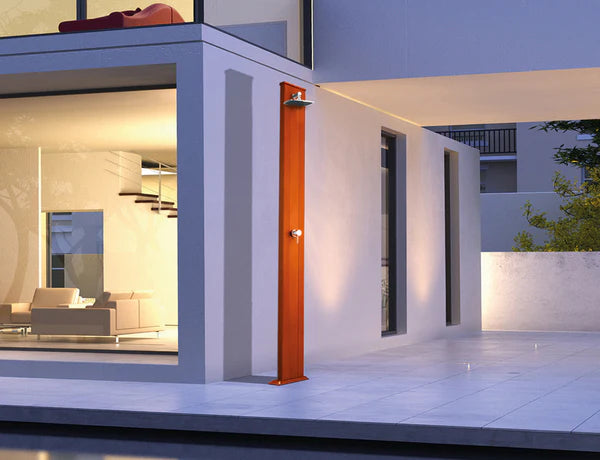 Arkema Spring S Outdoor Solar Shower in Aluminum 30 Liters