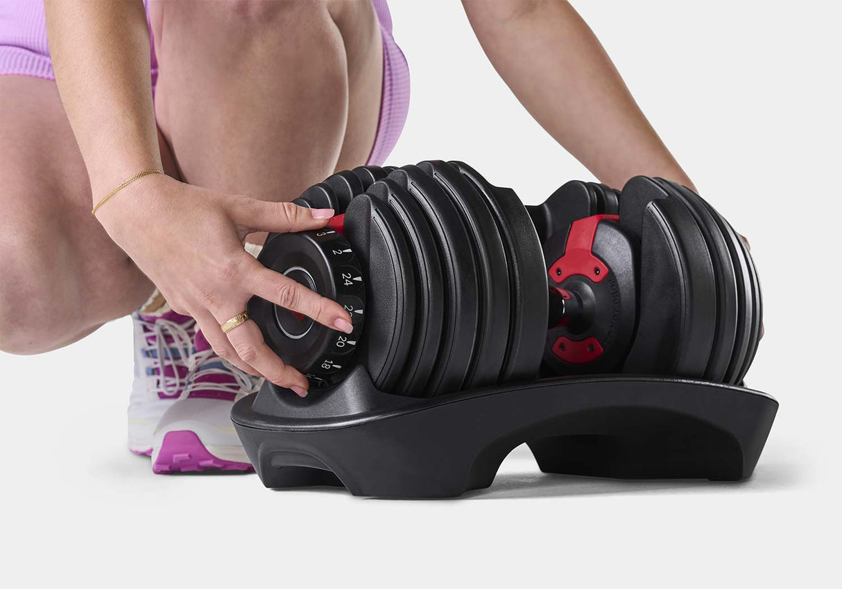 Bowflex SelectTech 552i Manubrio a Carico Variabile 24 kg (Manubrio Singolo)