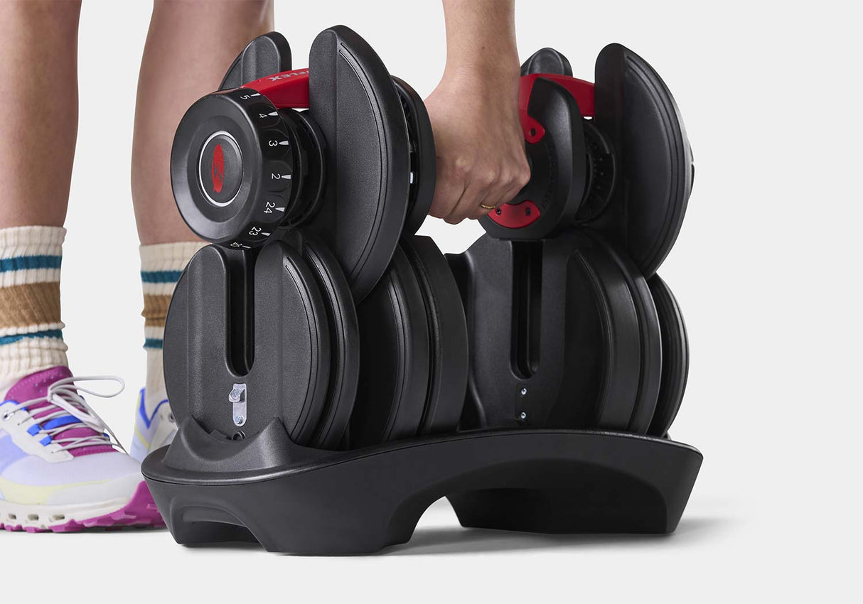 Bowflex SelectTech 552i Manubrio a Carico Variabile 24 kg (Manubrio Singolo)