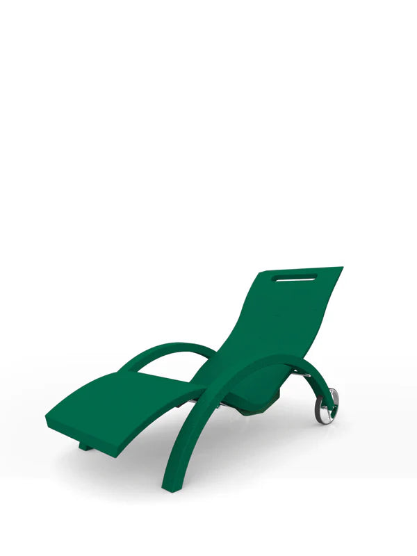 Arkema Lettino prendisole da giardino SERENDIPITY CHAISE in polietilene con ruote - S110
