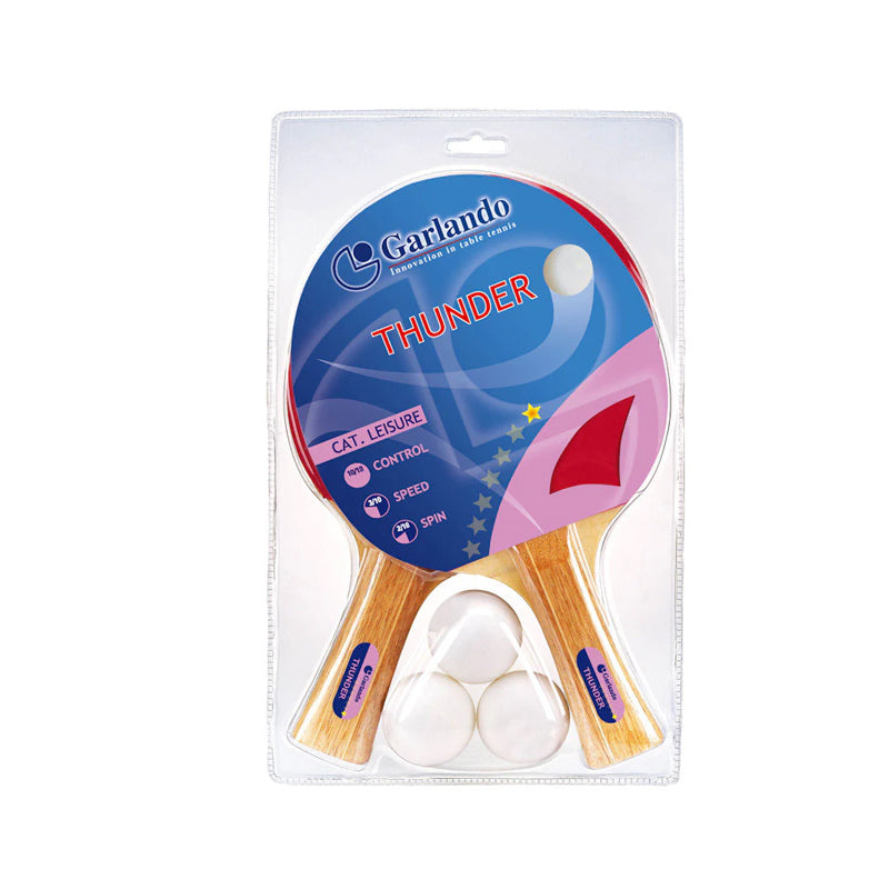 Garlando set Thunder (2 racchette + 3 palline)