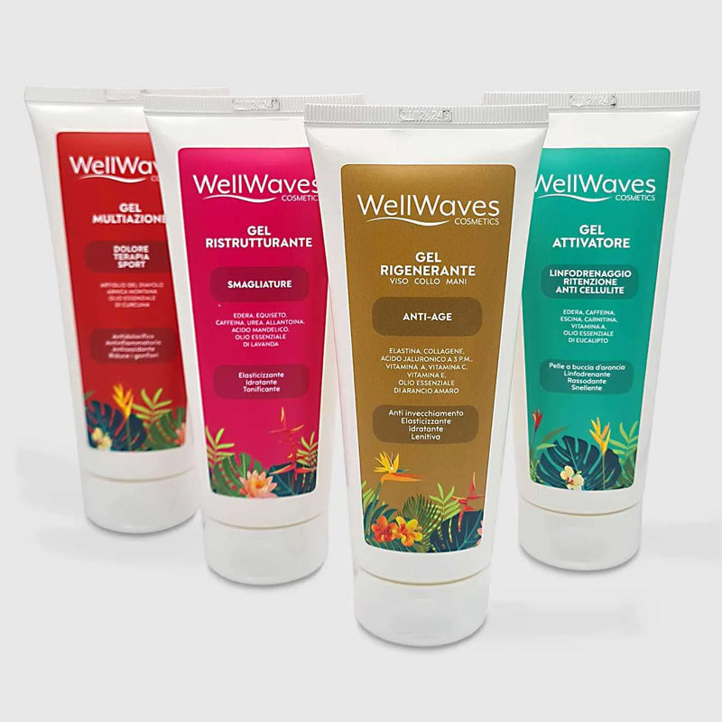 Mesis Set di 4 Gel da 200ml WellWaves