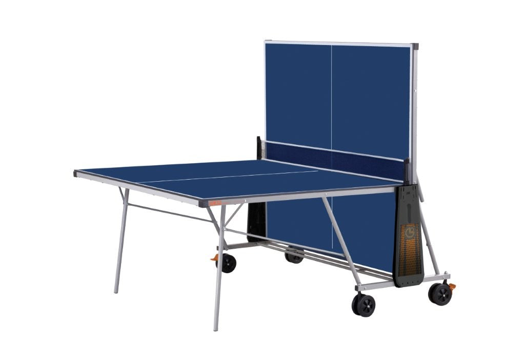 GARLANDO Ping pong Slam indoor piano gioco blu con ruote