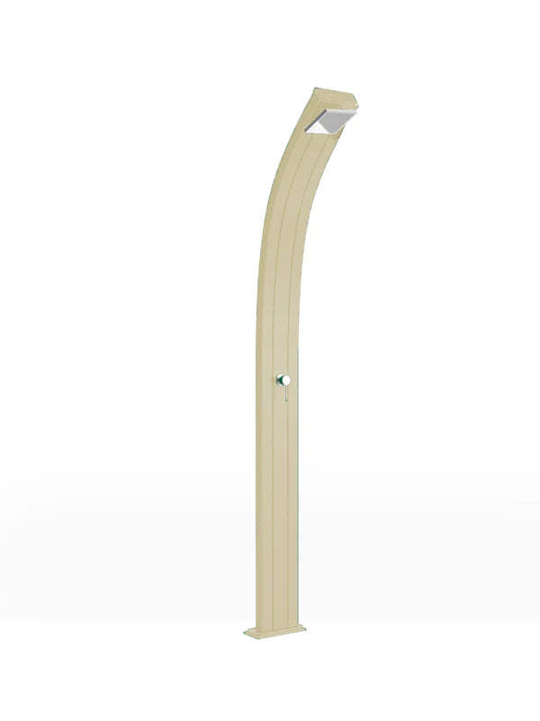 Arkema Solar Garden Shower SPRING CURVE 25 LITER in aluminum - A100