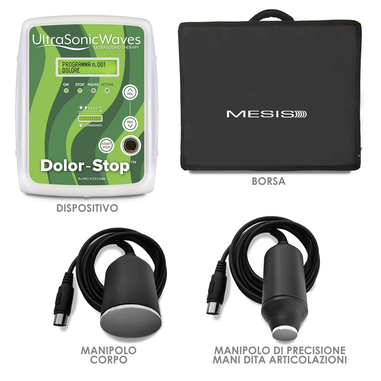 Mesis Ultrasuonoterapia UltrasonicWaves Dolor-Stop - dotazione PRECISIONE