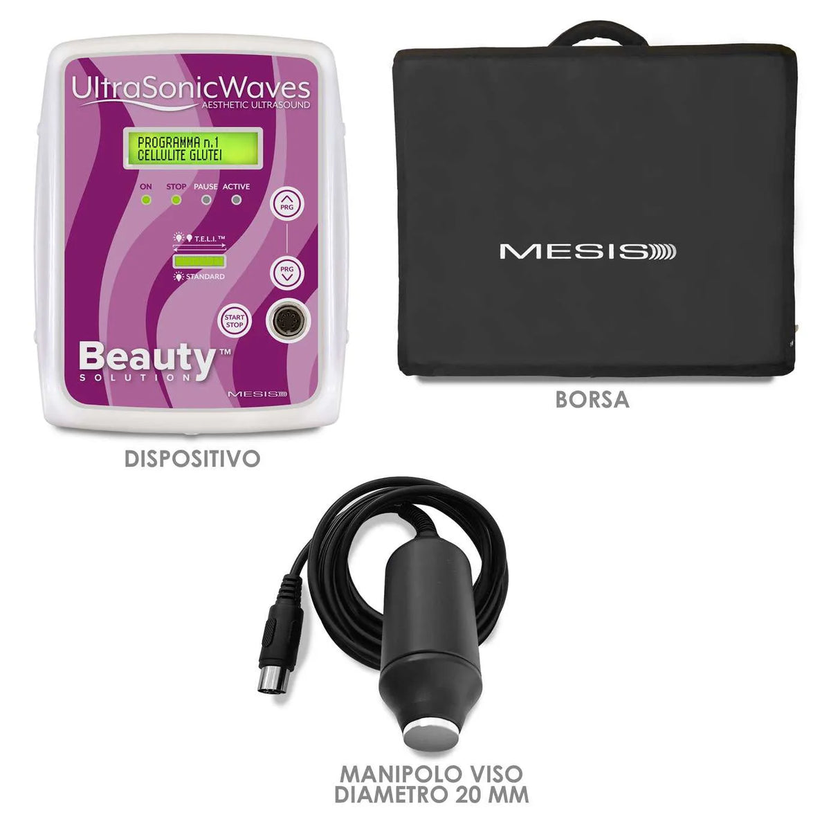 Mesis Ultrasuonoterapia UltraSonicWaves Beauty - dotazione "VISO"