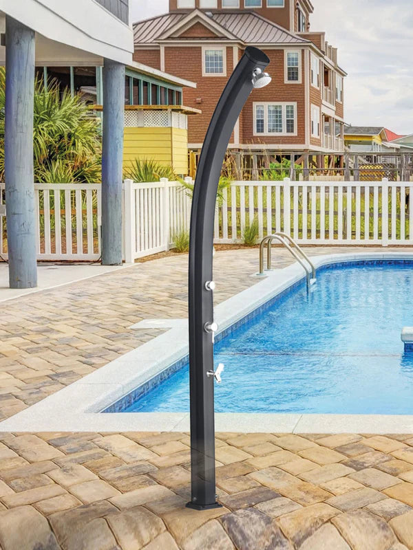 Arkema Doccia Tradizionale da esterno Jolly con lavapiedi e pulsante temporizzato - A535