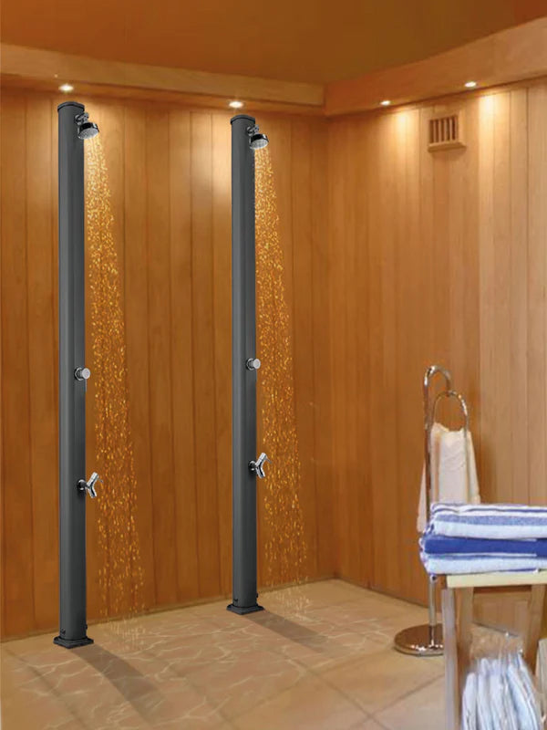 Arkema Doccia Tradizionale Jolly S in alluminio con lavapiedi - A625