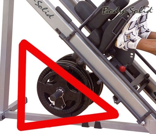 Body Solid adattatore dischi 25 mm per GLPH1100S