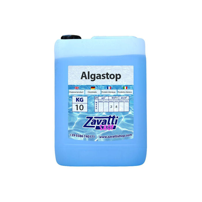 Piscinaonline 10 Lt Algastop - antialghe liquido per piscina