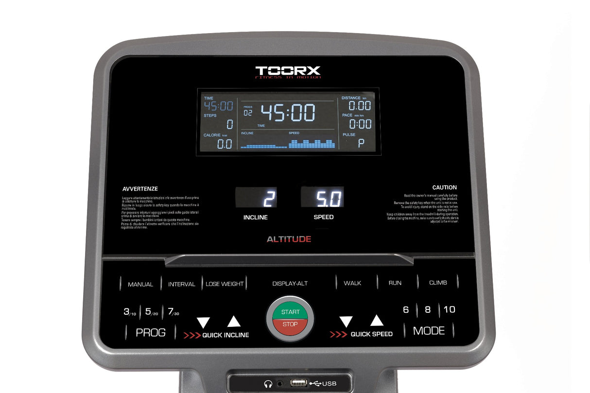 Toorx Tapis Roulant ALTITUDE App Ready 3.0
