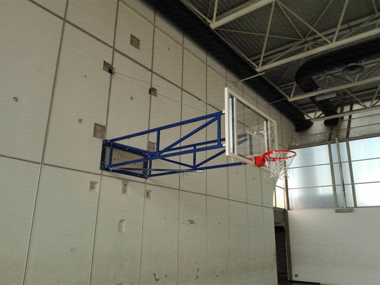 Vivisport Impianto basket pieghevole a libro, tabellone in legno - ART. 4265