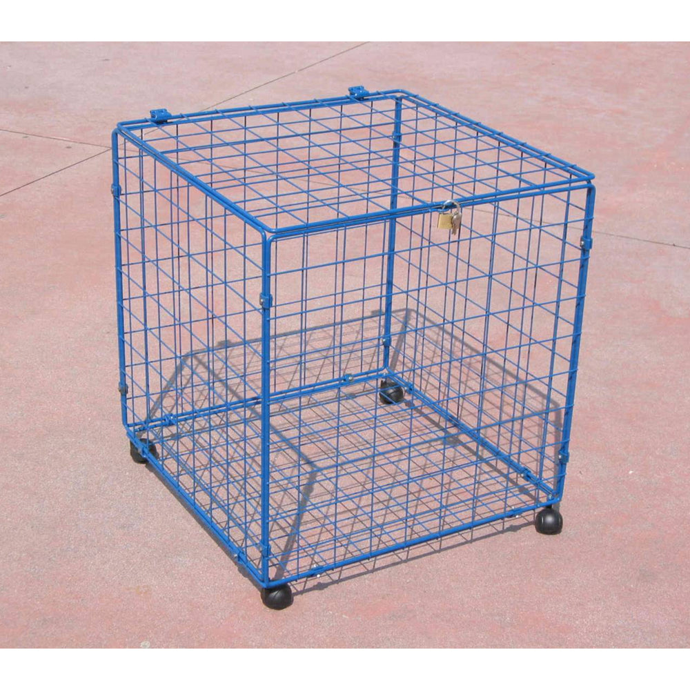 Vivisport Contenitore Portapalloni in Rete Verniciata Smontabile 70x70x80 - Art. 1037