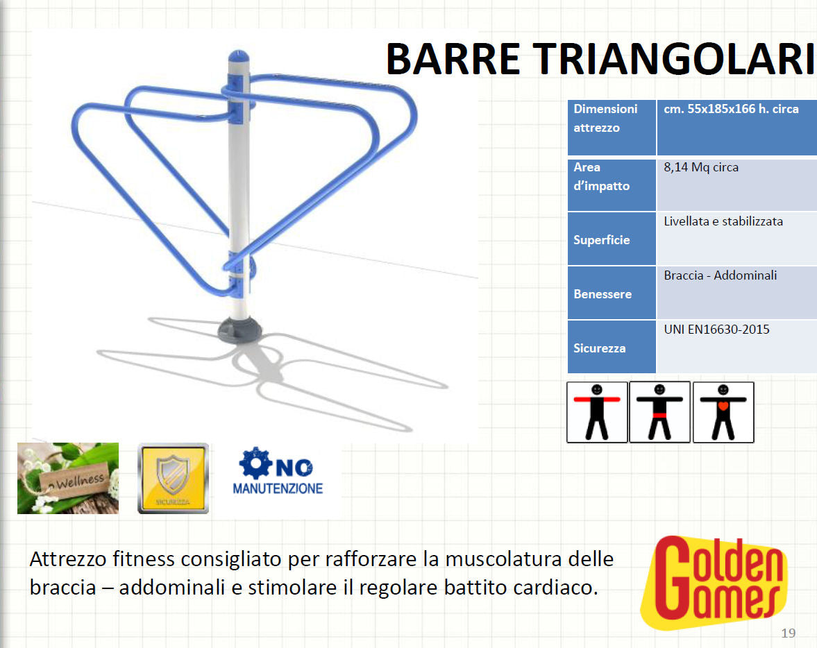 Golden Games Barre Triangolari - FSSW08