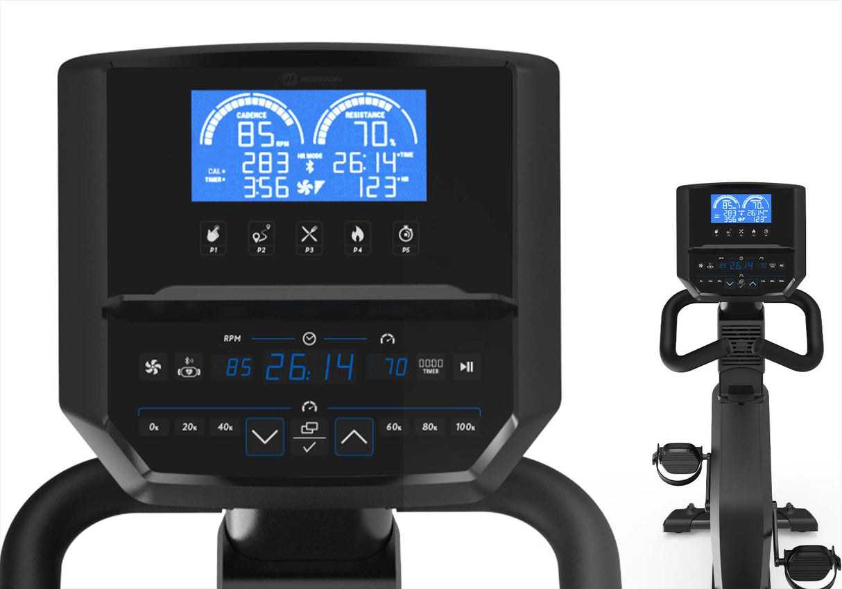 Horizon Recumbent Exercise Bike 5.0R