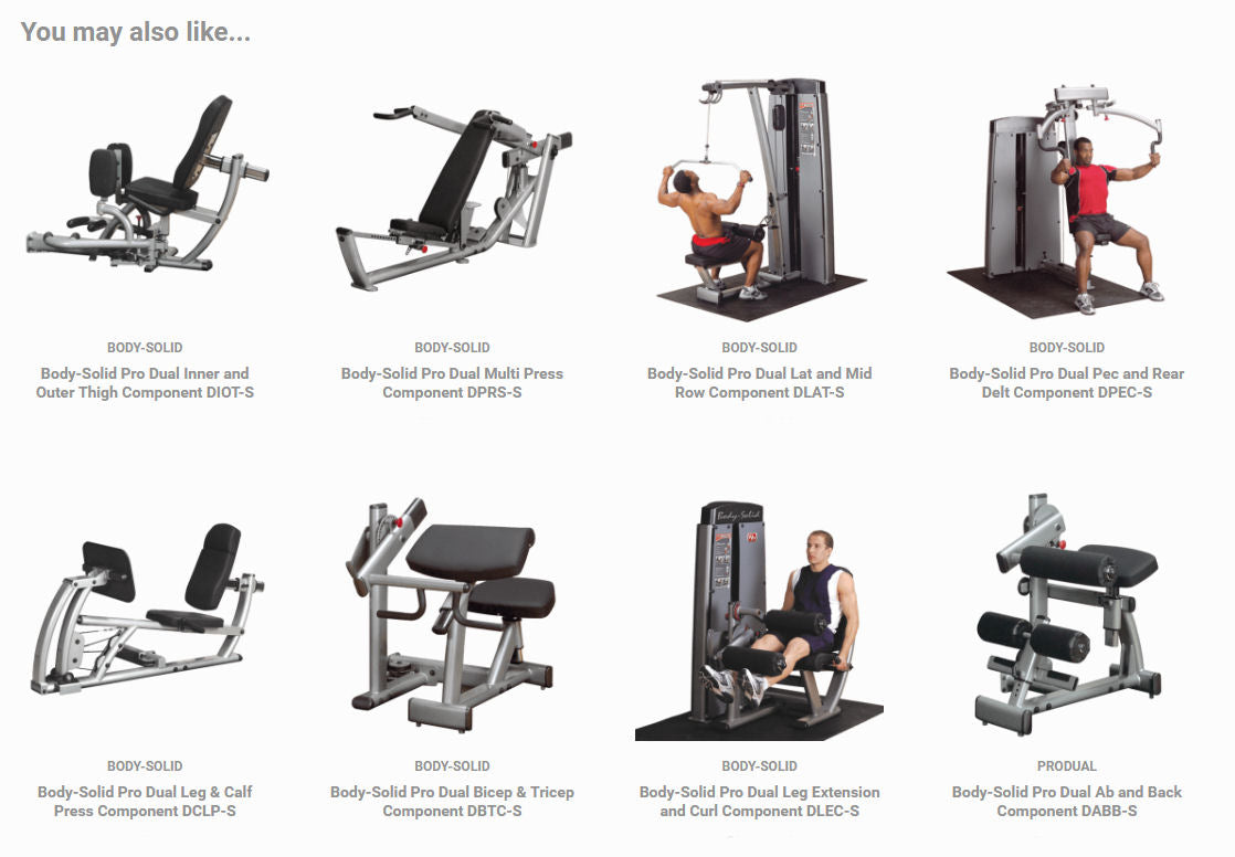 Body-Solid Pro Dual Modular Gym System DGYM