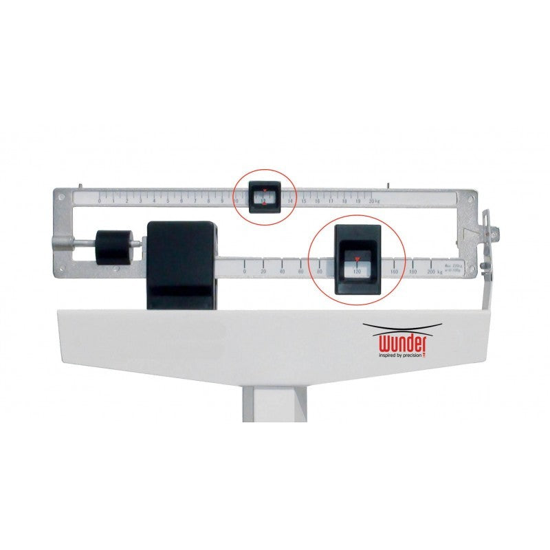 Wunder C202 pesapersone meccanica a stadera Kg 220 (Omologata)