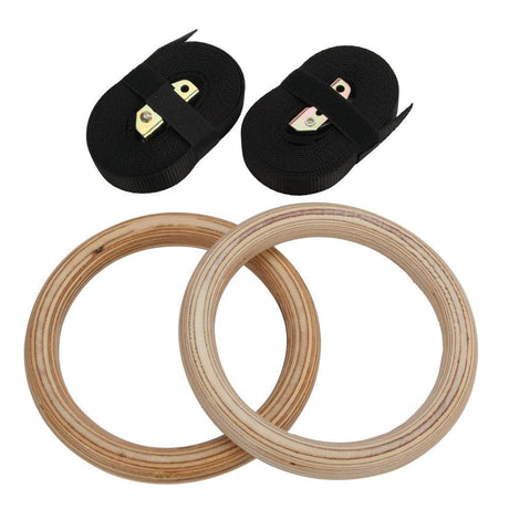 Toorx Pair of Gymnastic Rings with Straps - CAGL