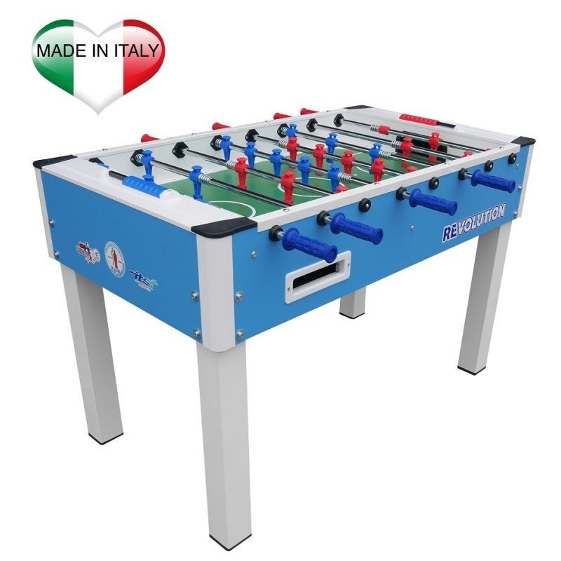 Roberto Sport Calciobalilla Training Revolution Azzurro Omologato LICB