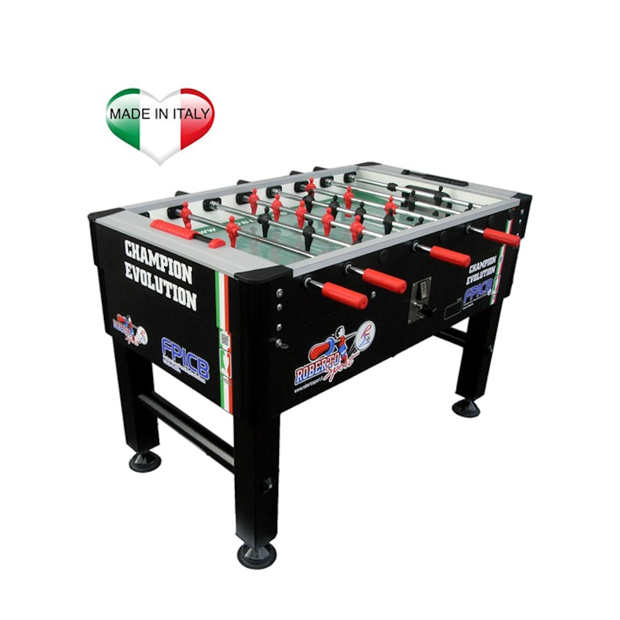 Roberto Sport Calciobalilla Champion Evolution aste rientranti