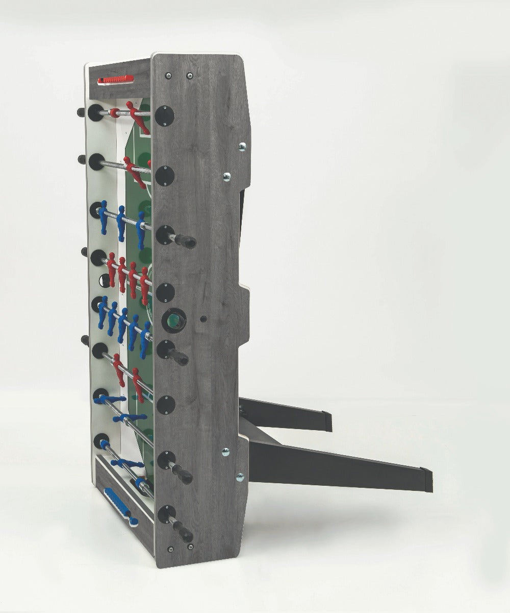 Garlando Calciobalilla Champion rovere grigio aste rientranti