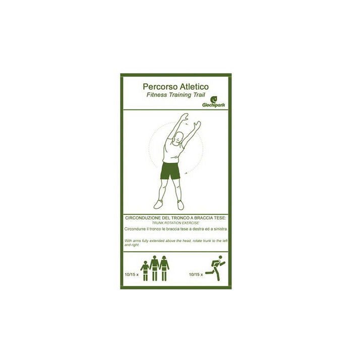 Giochi Park Cartello con paletto, circonduzione del tronco