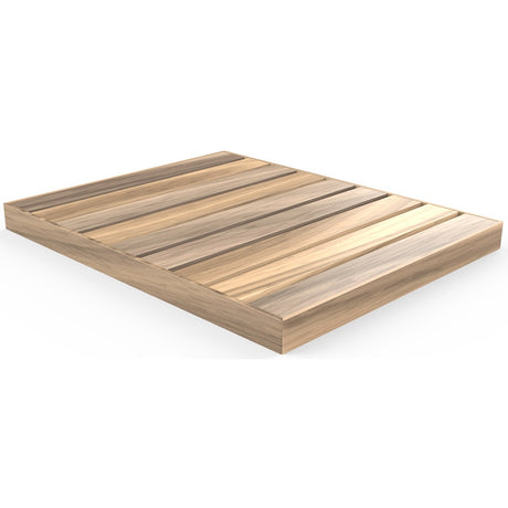 Arkema Piatto doccia TOP in legno Okumè, da esterno