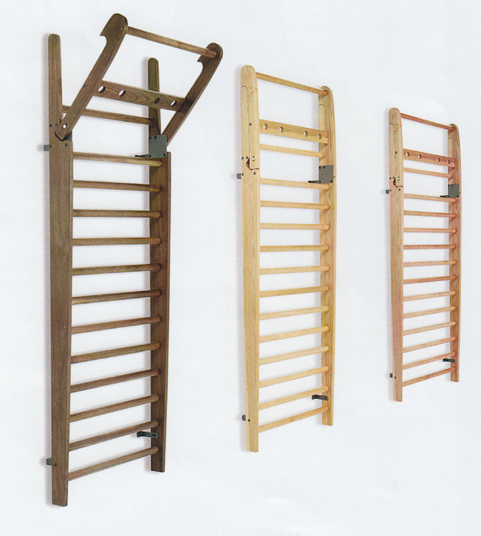 NOHrD Spalliera legno noce 10 barre colori