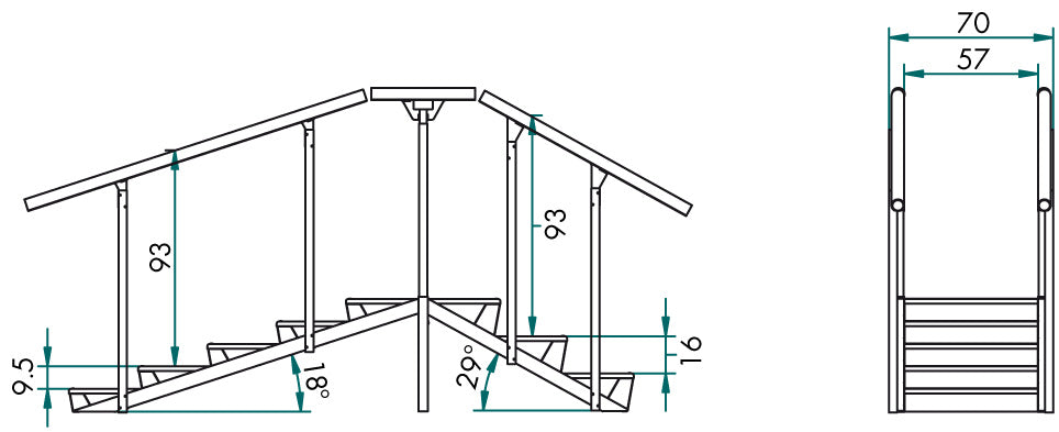 Chinesport Rampa Combinata 01345 + 01346