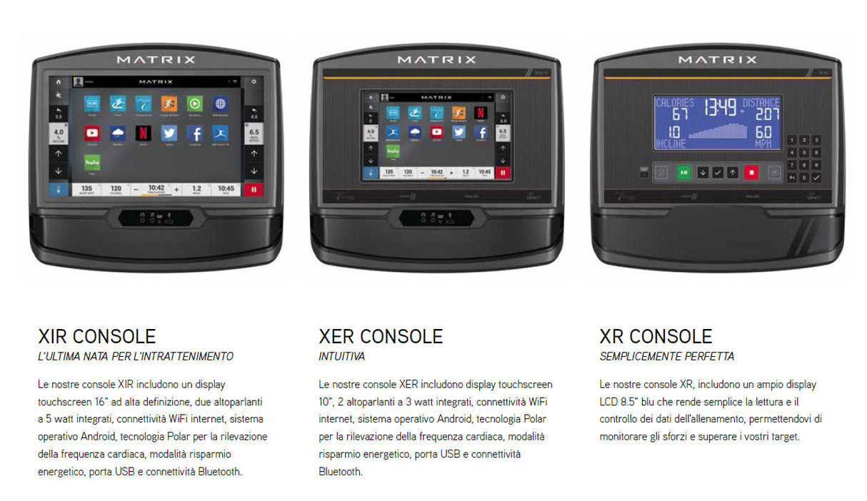 Matrix E30 Ellittica - XR Console