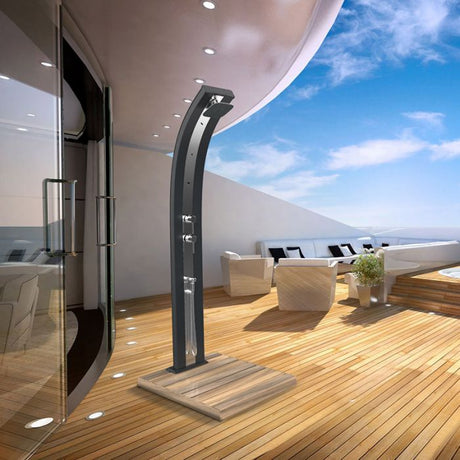 Arkema Piatto doccia TOP in legno Okumè da esterno - D106