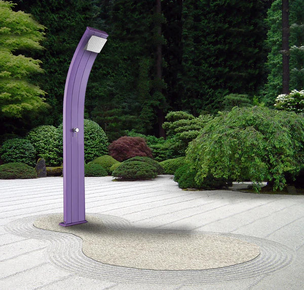 Arkema Doccia solare da giardino DADA CURVA 30 LITRI, in alluminio - D300