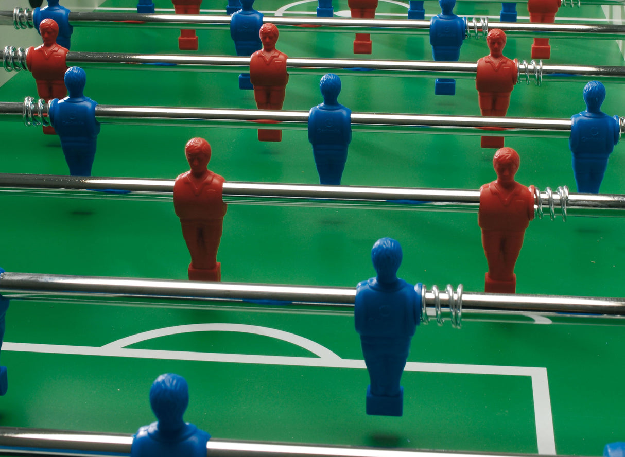 Garlando Calciobalilla XXL Pure White 8 giocatori aste rientranti