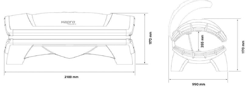 Hapro Proline C - 28/1C Titanium Bronze - Pearl White