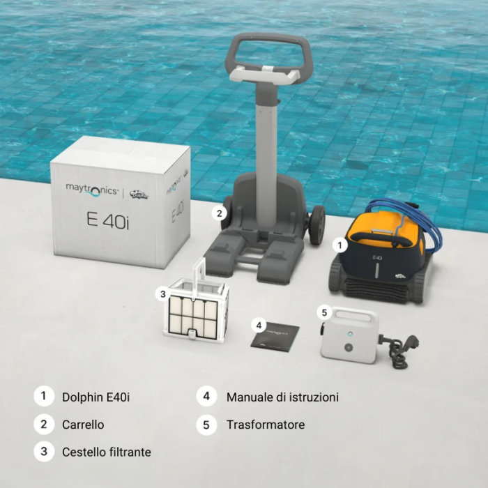 Dolphin Pulitore E40i IOT App MyDolphin