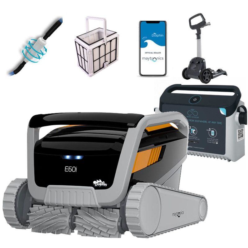 Dolphin Robot piscina Dolphin E60i IOT pulizia totale