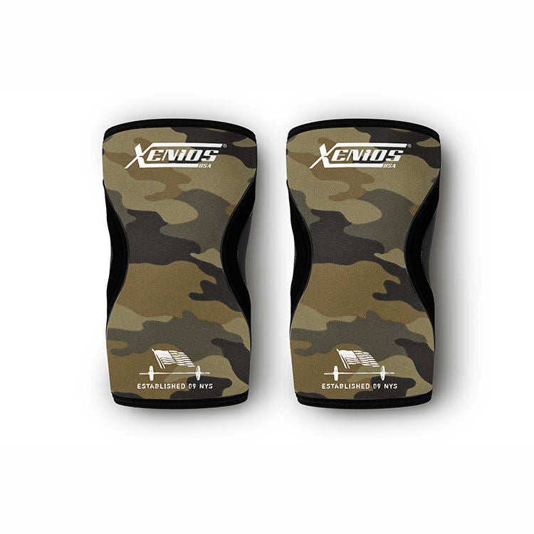 Xenios Ergo Compression (5 mm.) Knee-guard - Army Green Camo