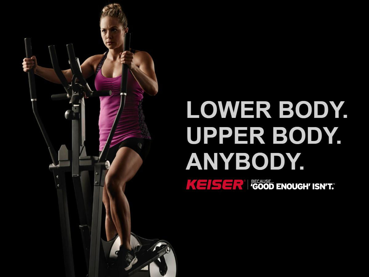 Keiser Ellittica M5i Strider Black