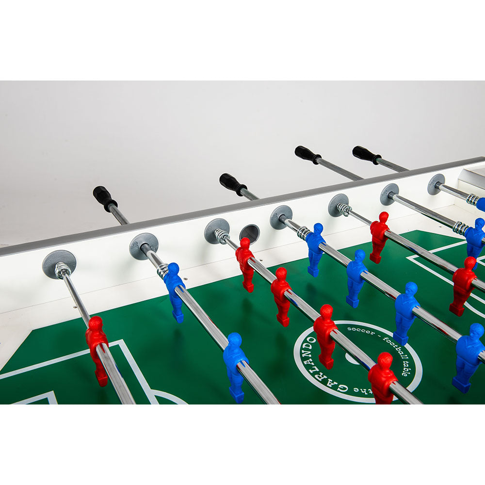 Garlando Calciobalilla G-500 Weatherproof Bianco Aste Uscenti