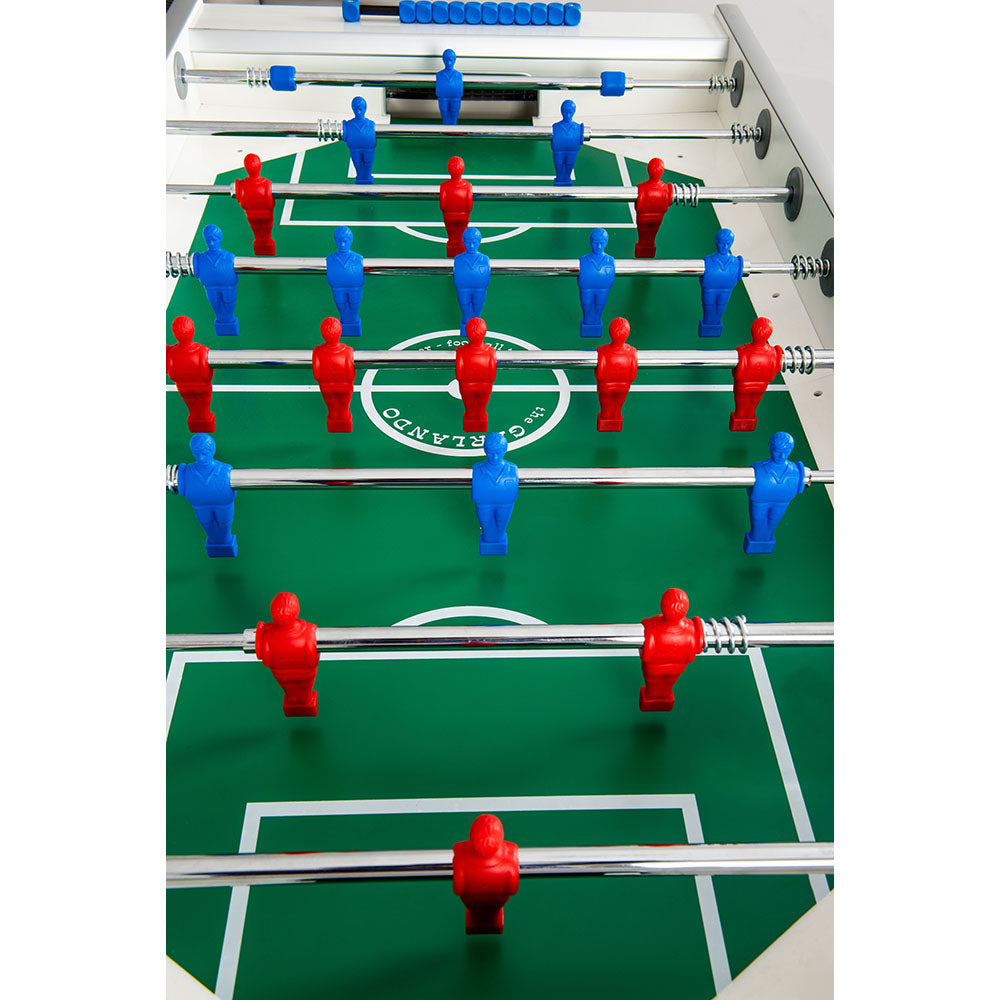 Garlando Calciobalilla G-500 Weatherproof Bianco Aste Rientranti