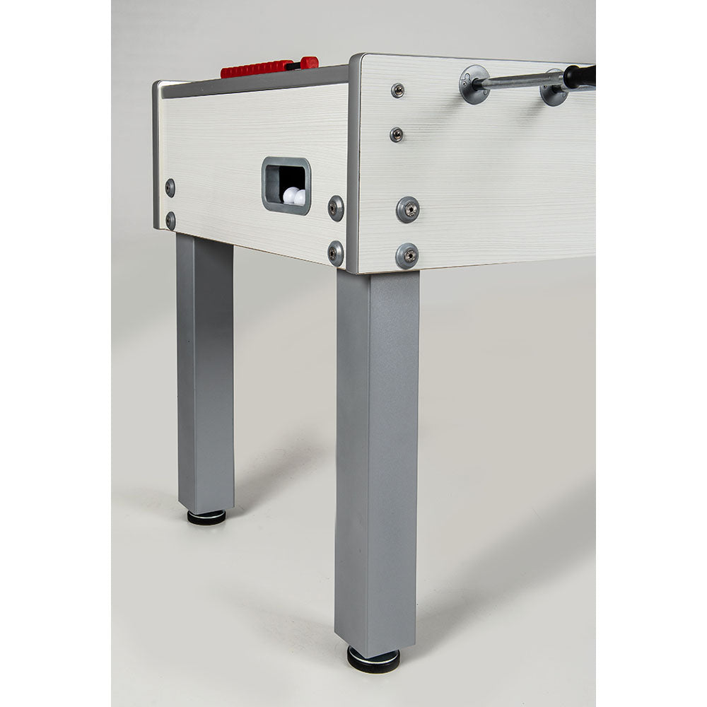 Garlando Calciobalilla G-500 Weatherproof Bianco Aste Rientranti